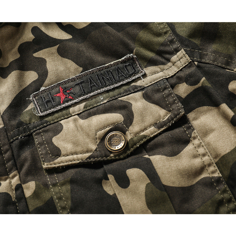 Casual Men's Camouflage Outerwear Jacket
