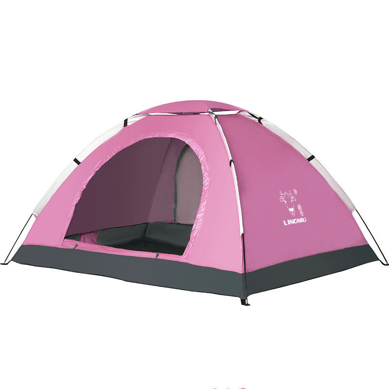 Single-layer camping tent