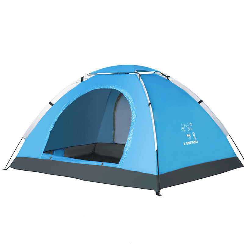 Single-layer camping tent