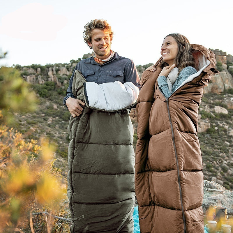 Envelope Hooded Sleeping Bag