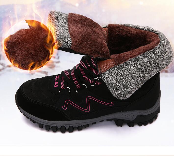 Winter hiking velvet cotton shoes