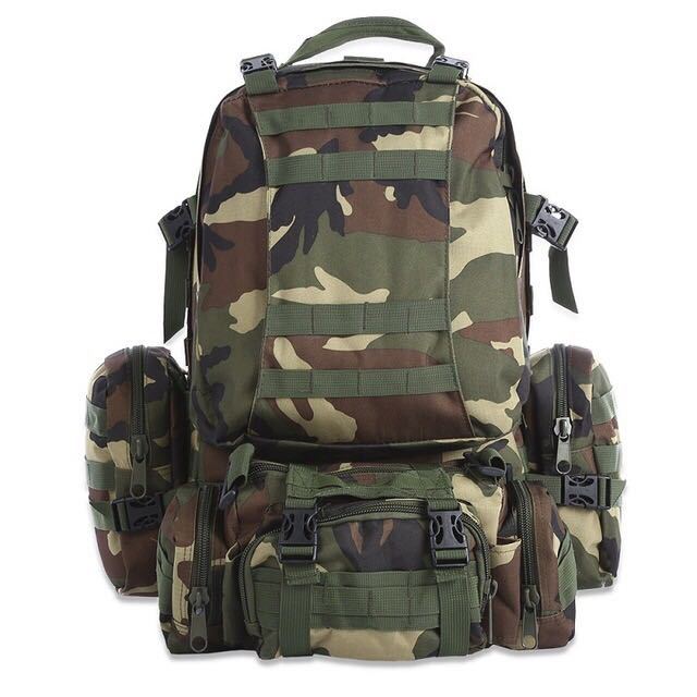 50L Outdoor Molle Military Tactical Backpack
