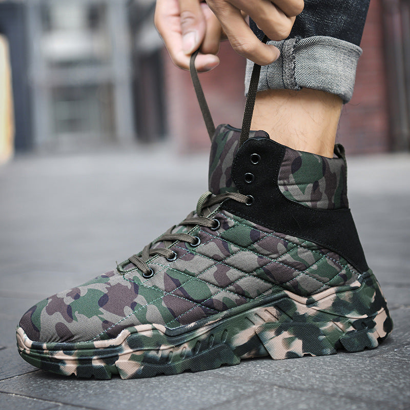 Snow High Top Plus Velvet Shoes