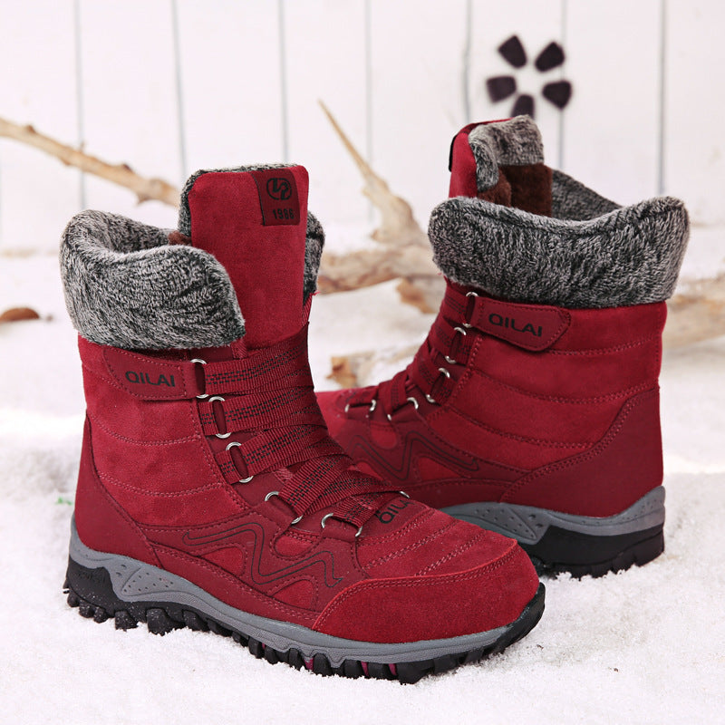 Winter hiking velvet cotton shoes