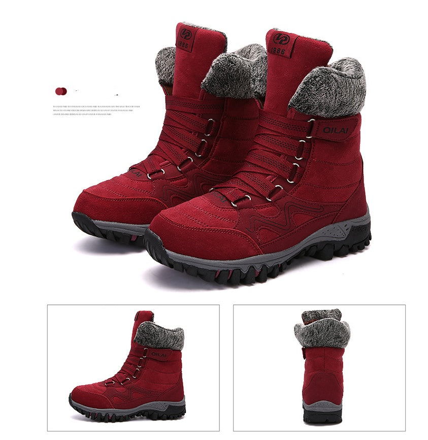 Winter hiking velvet cotton shoes