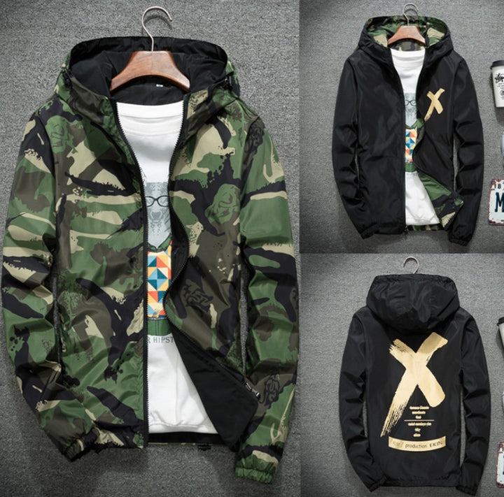 Camouflage male jacket