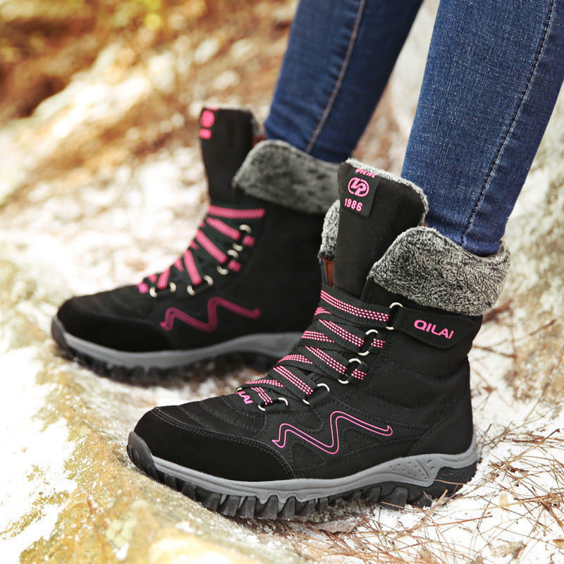 Winter hiking velvet cotton shoes
