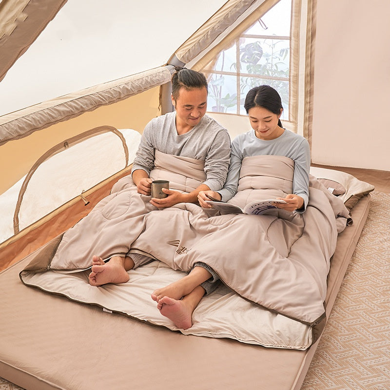 Double Outdoor Thickened Camping Sleeping Bag