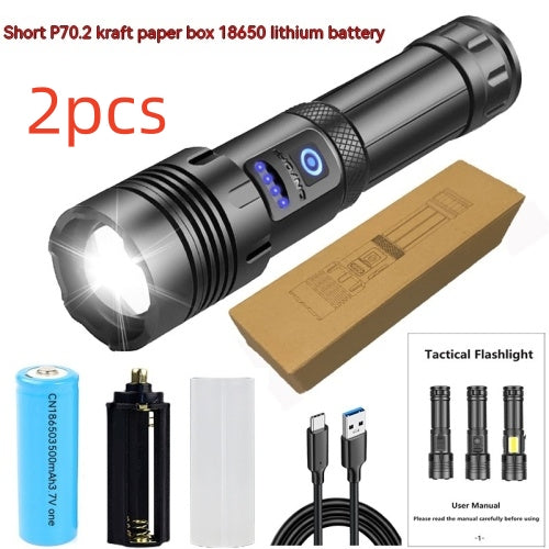 Strong Outdoor Camping Emergency Rechargeable Flashlight