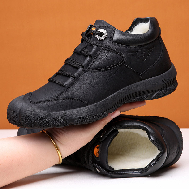 Thickened Fleece-lined Warm Snow Boots