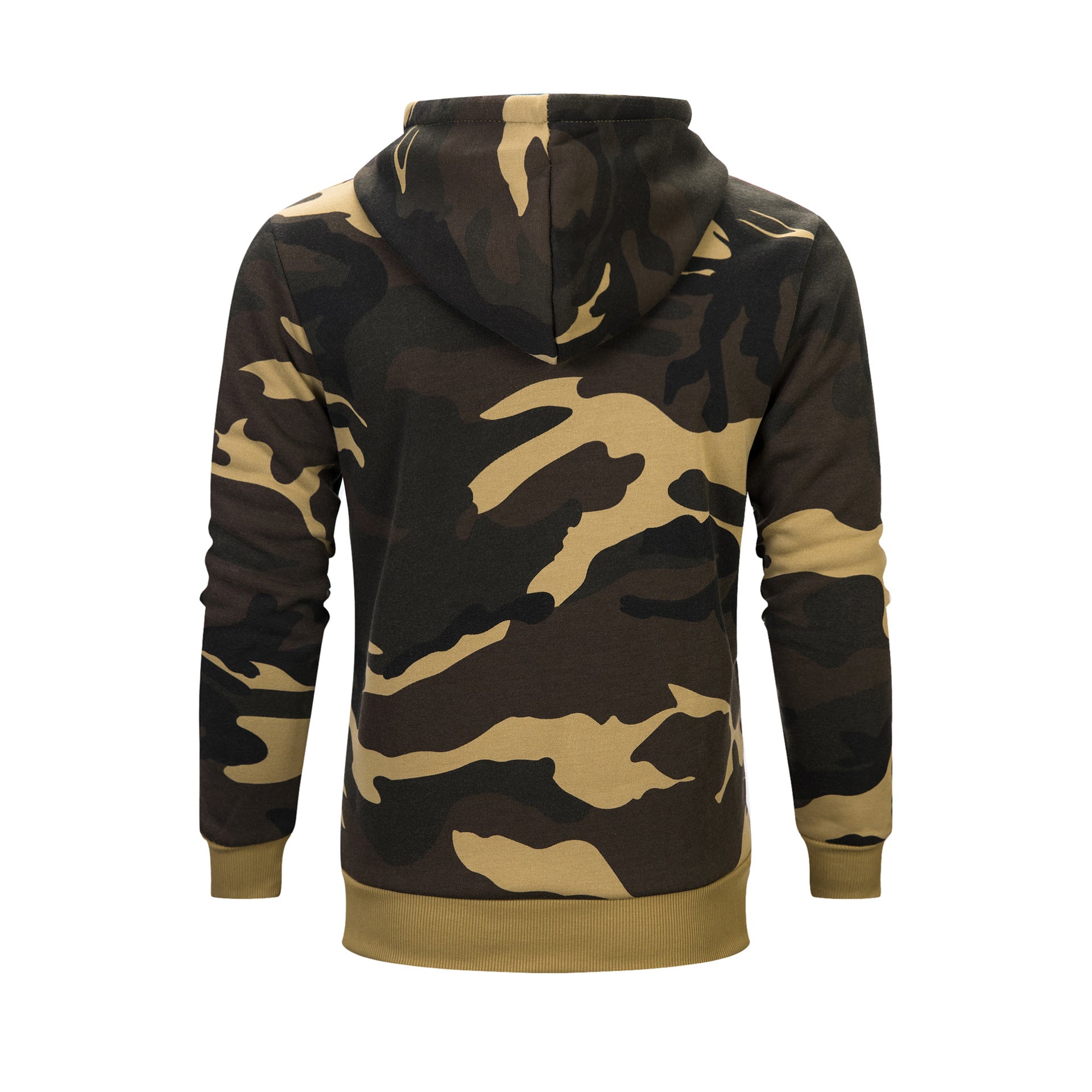 Guochao Hooded Camouflage Jacket