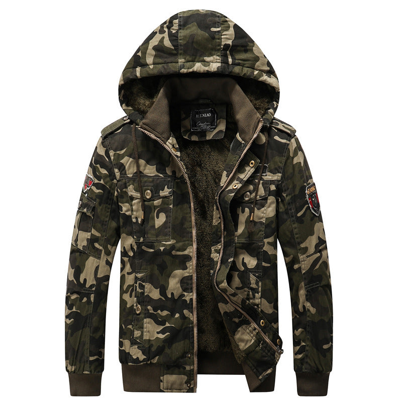 Casual Men's Camouflage Outerwear Jacket