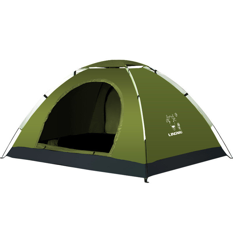 Single-layer camping tent