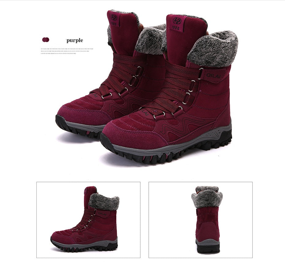 Winter hiking velvet cotton shoes
