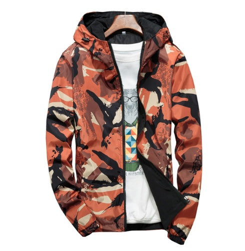 Camouflage male jacket