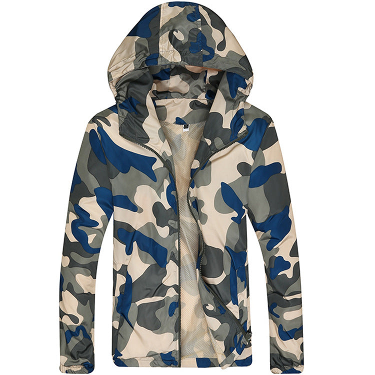 Men's Slim Camouflage Jacket