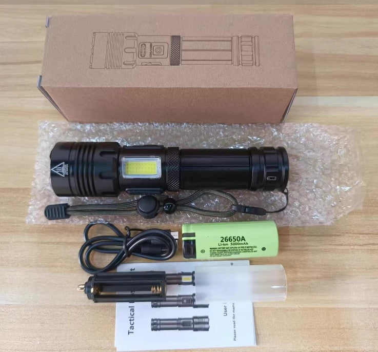 Strong Outdoor Camping Emergency Rechargeable Flashlight