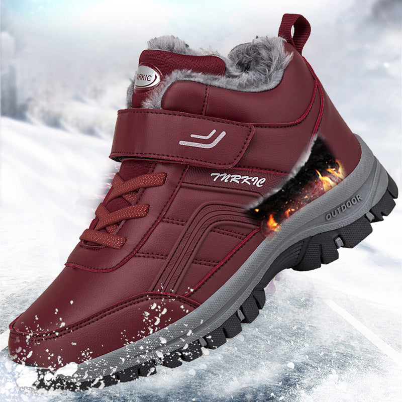 Winter Women & Men Warm Plush Hiking Shoes