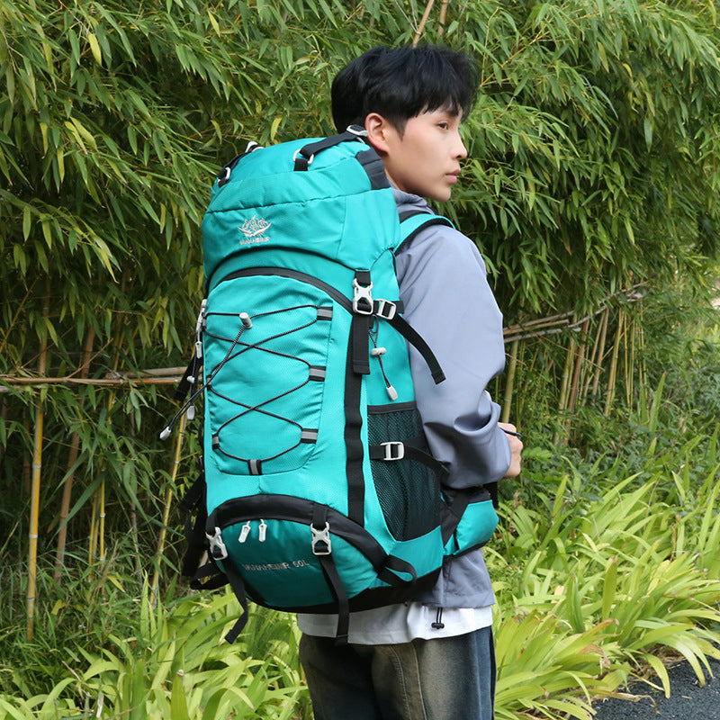 Outdoor Hiking Bag 60 Liters Large Capacity Backpack