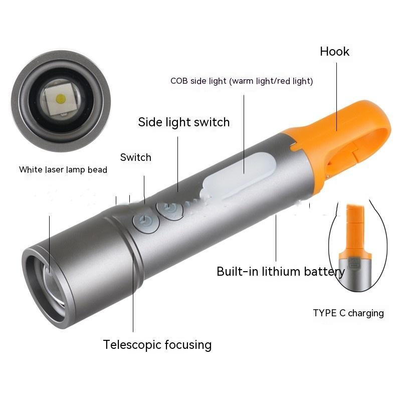 Outdoor Camping Waterproof Long-range Flashlight