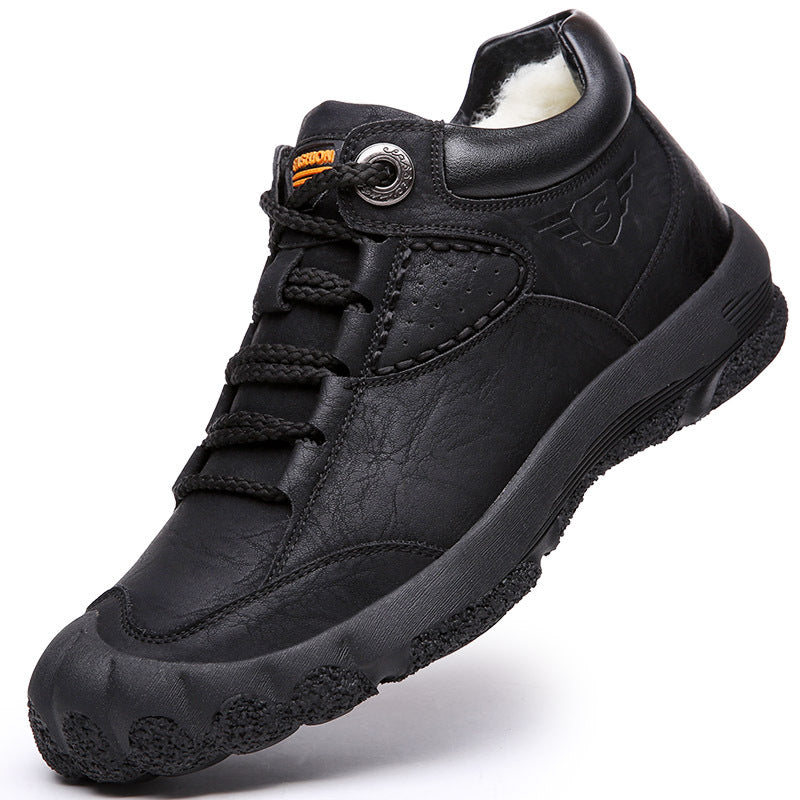 Thickened Fleece-lined Warm Snow Boots