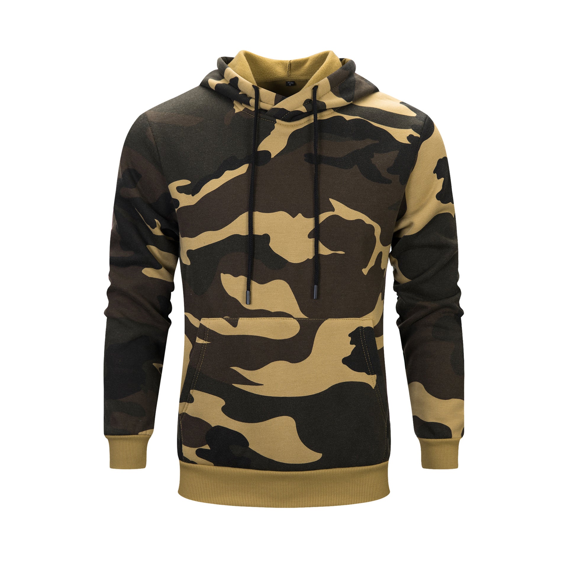 Guochao Hooded Camouflage Jacket