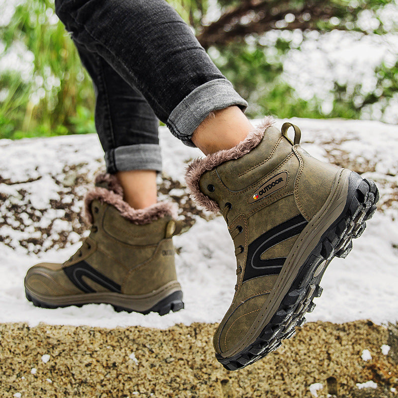 Winter Plus Velvet Warm Plus Size Hiking Boots