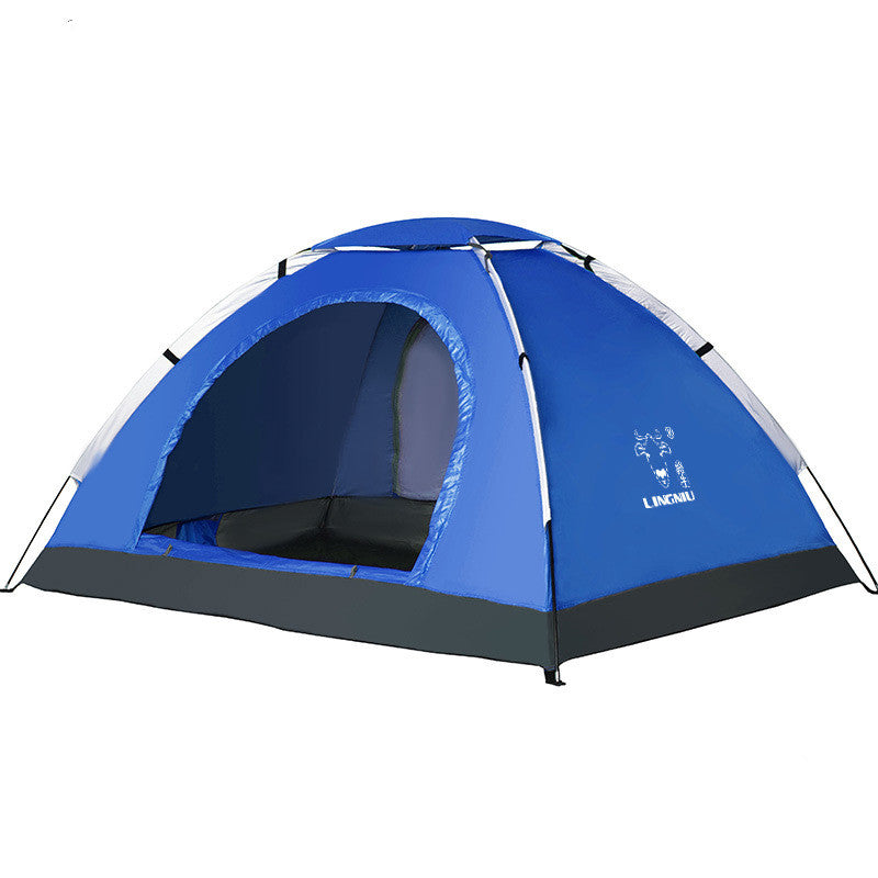 Single-layer camping tent