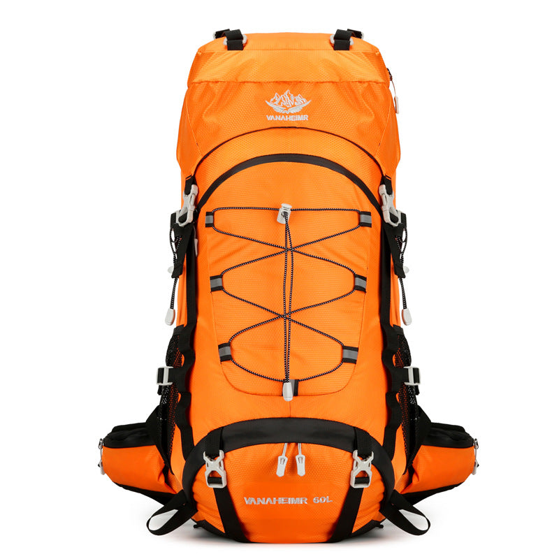 Outdoor Hiking Bag 60 Liters Large Capacity Backpack