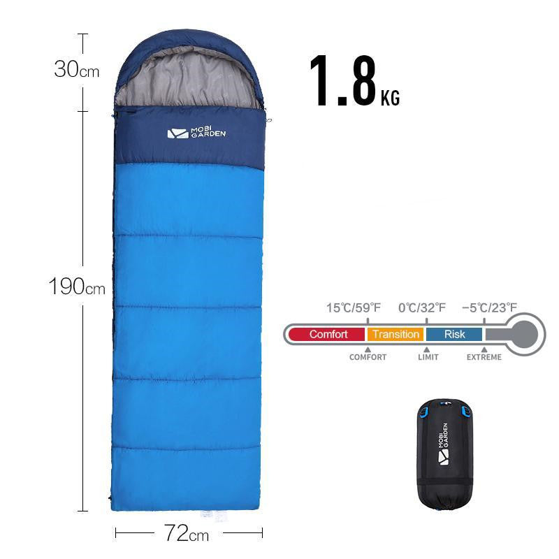 Mummy Outdoor Camping Thickened In Winter Sleeping Bag