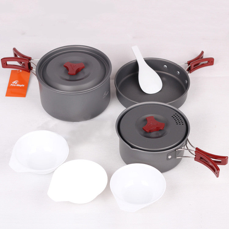 Picnic cookware camping pot set