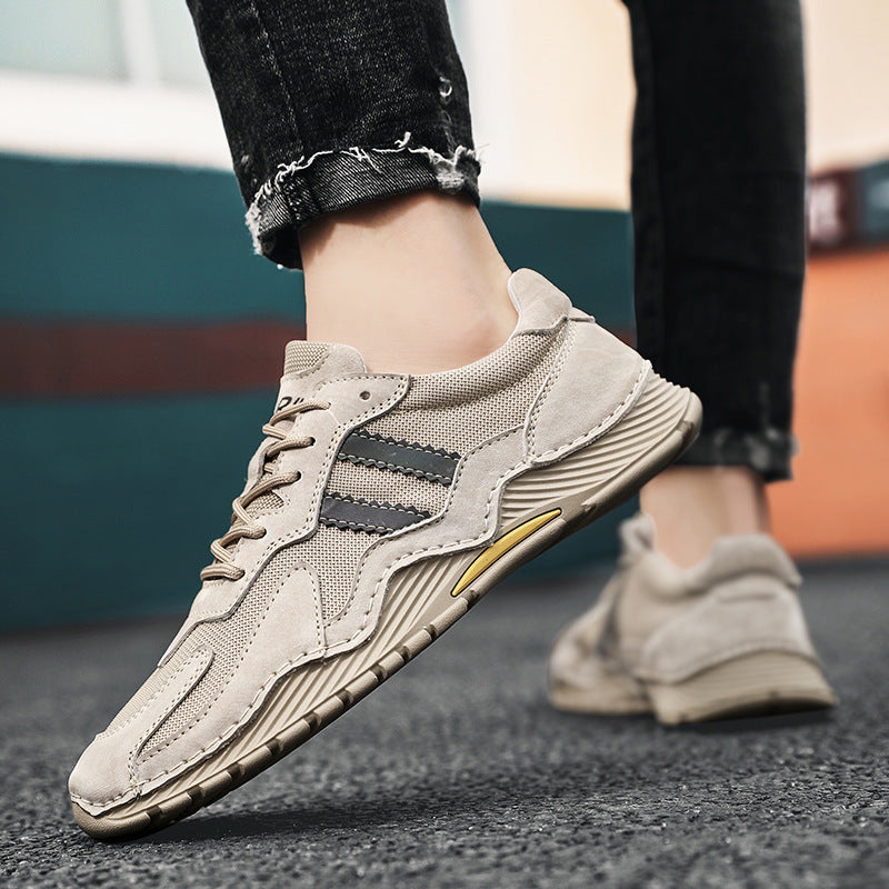 Men's Low-top Lace-up Hiking Boots