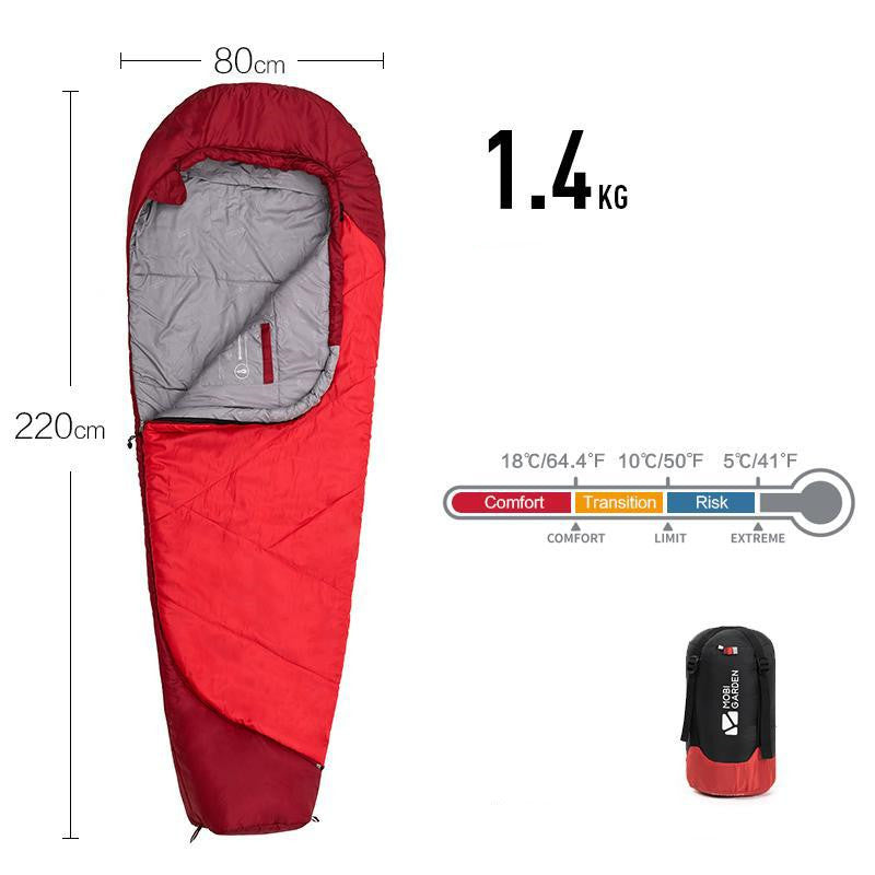 Mummy Outdoor Camping Thickened In Winter Sleeping Bag