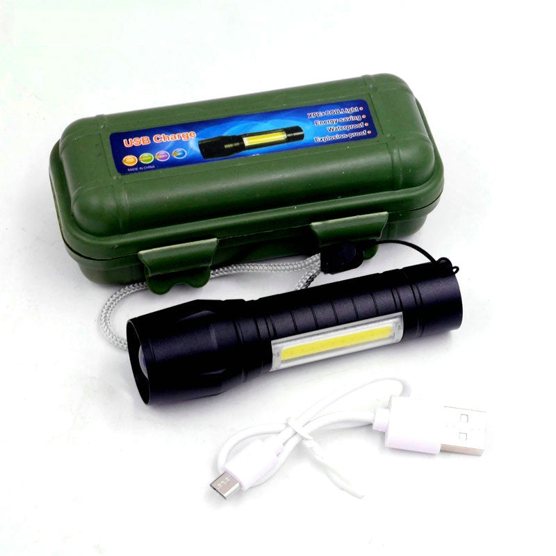 Mini USB Power Outdoor Camping Flashlight
