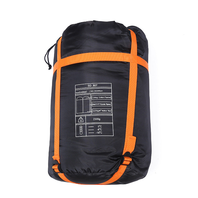 Outdoor Camping Sleeping Bag Envelope Style