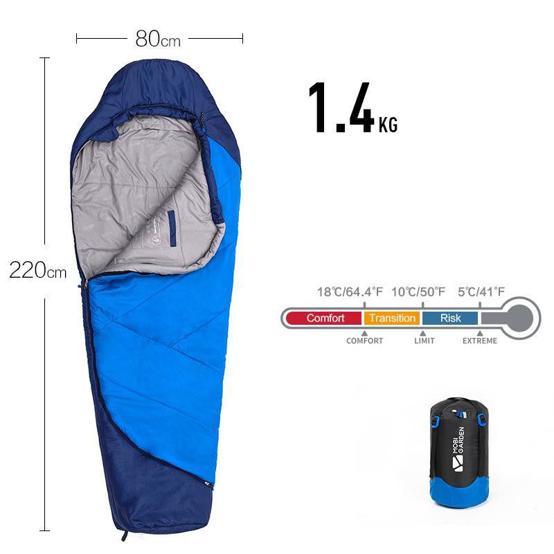 Mummy Outdoor Camping Thickened In Winter Sleeping Bag