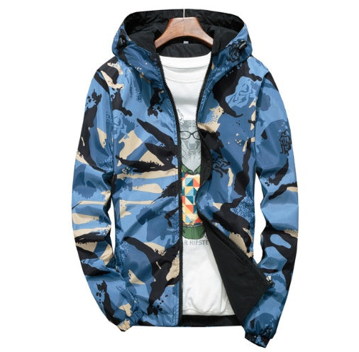 Camouflage male jacket