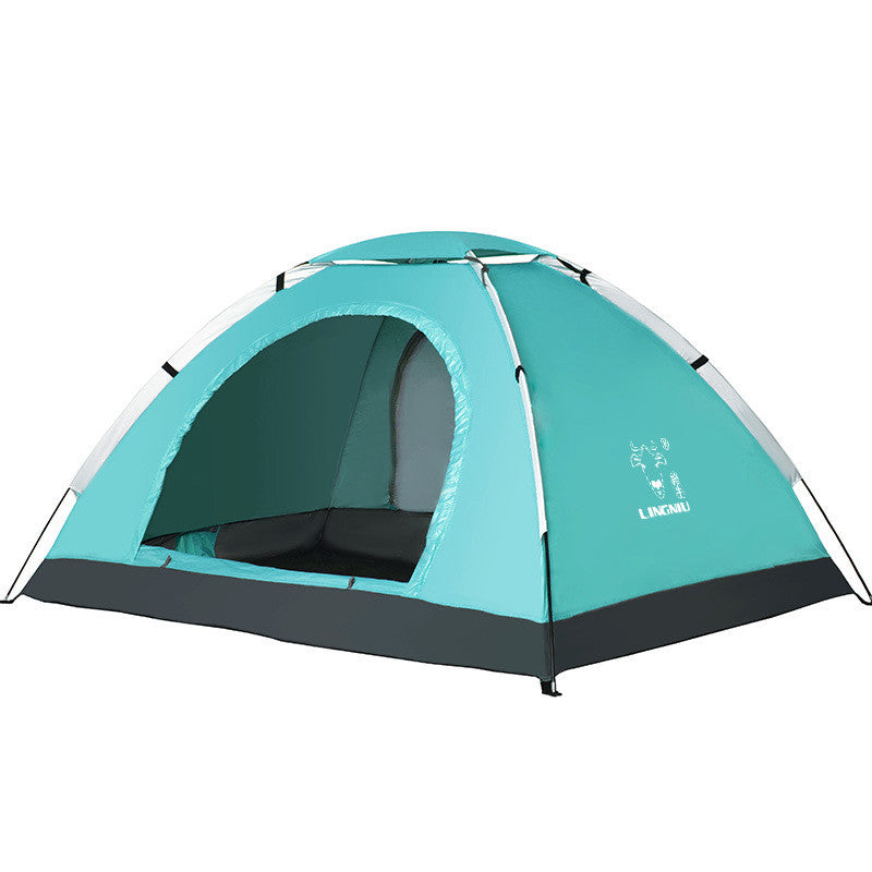 Single-layer camping tent