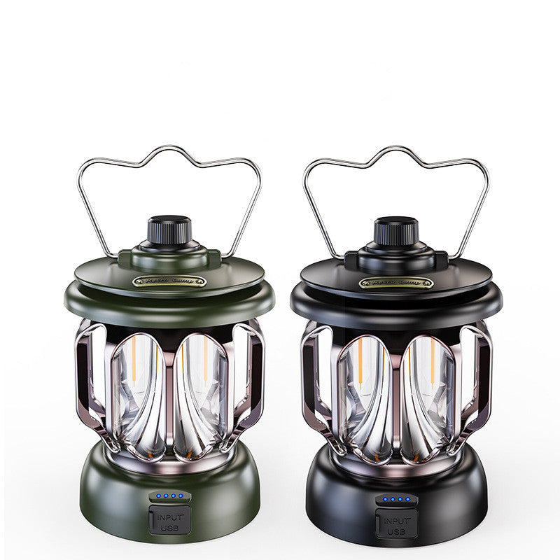 Outdoor Camping LED Retro Lantern