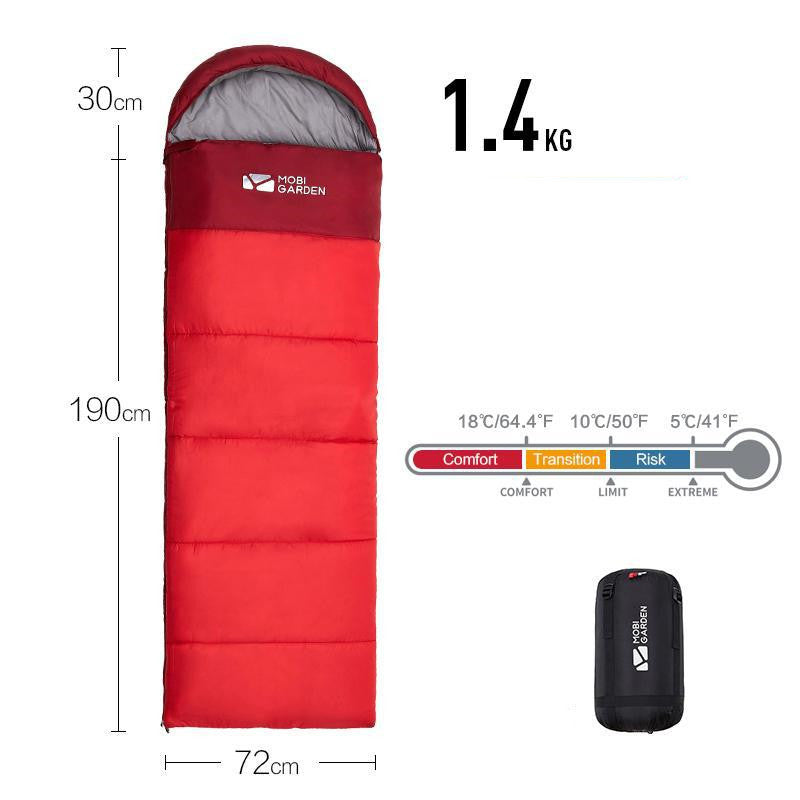Mummy Outdoor Camping Thickened In Winter Sleeping Bag