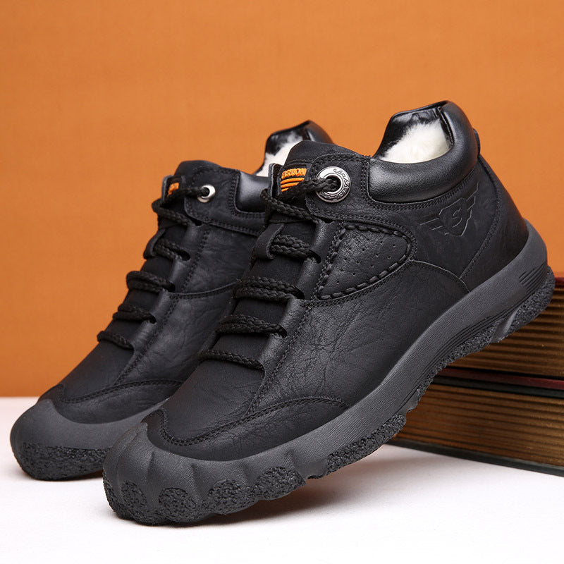 Thickened Fleece-lined Warm Snow Boots