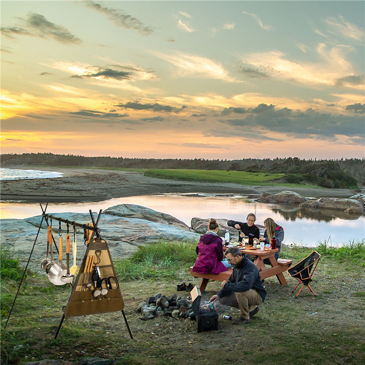 Outdoor Camping Spatula Spoon Tableware Bag