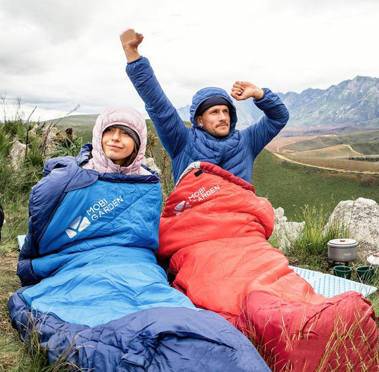 Mummy Outdoor Camping Thickened In Winter Sleeping Bag