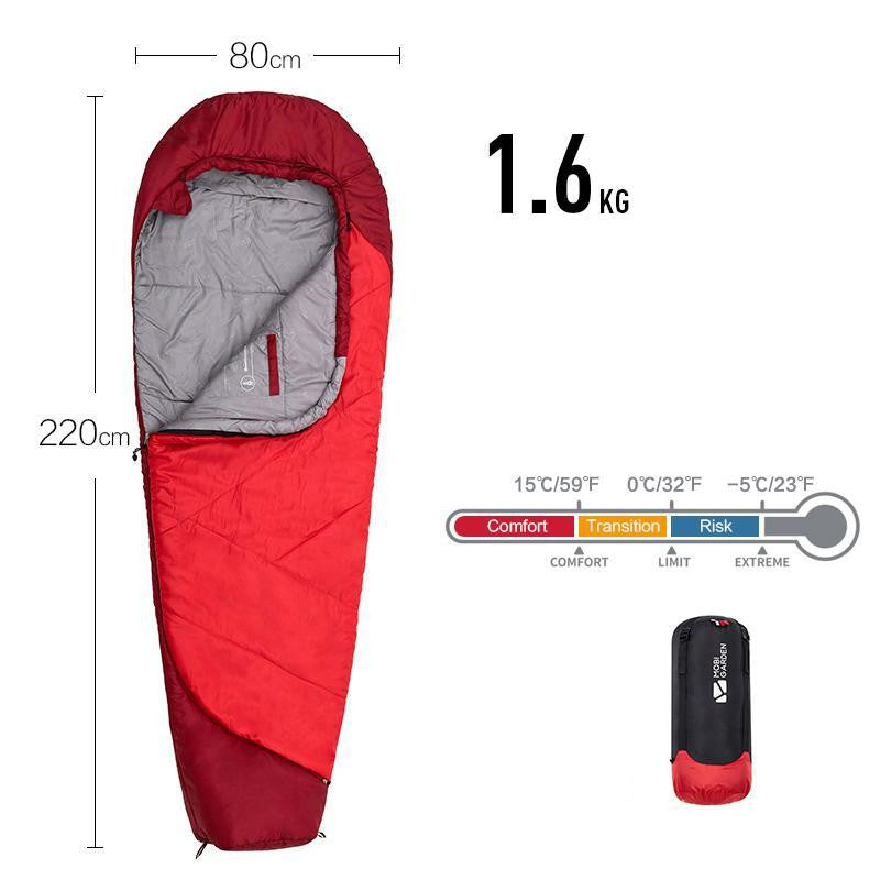 Mummy Outdoor Camping Thickened In Winter Sleeping Bag