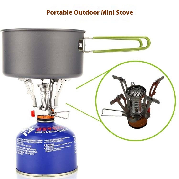 Outdoor Camping Integrated Cooking Range Cookware