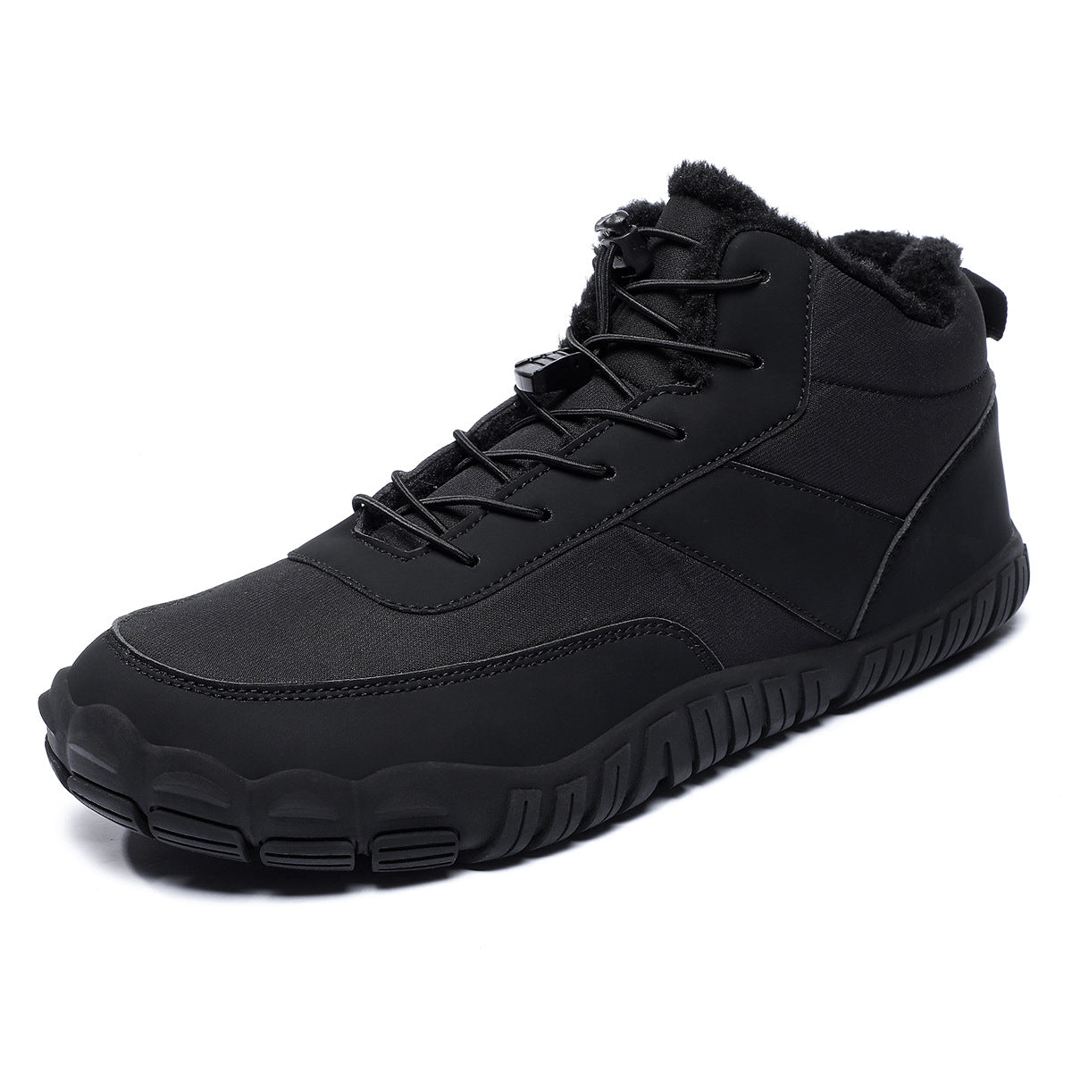 Men's Five-finger Cotton-padded Hiking Boots